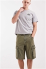 478 джинсовые шорты-карго свободного кроя артикул 150147635