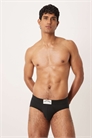 Современные трусы-слипы с ребристой резинкой артикул 154150925