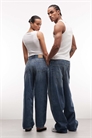 Джинсы Astro унисекс с низкой посадкой и свободным кроем артикул 155696968