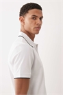 Функциональная терморегулирующая футболка-поло с контрастной окантовкой артикул 155216290