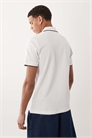 Функциональная терморегулирующая футболка-поло с контрастной окантовкой артикул 155216290