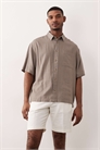 Шорты из высококачественного льна с прямым кроем артикул 153020149