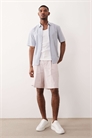 Стильные бермуды из льняной ткани артикул 152941951