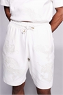 Вышитые шорты с драконом, цвет экрю артикул 142882806