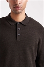 Трикотажная рубашка-поло с длинными рукавами артикул 148489095