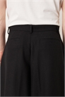 Стильные брюки с широкими брючинами и складками из смесовой ткани с добавлением шерсти артикул 150002404