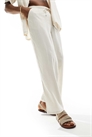 Пляжные брюки из смешанного льна артикул 132987940