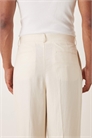 Брюки-кляш из льна артикул 143214869