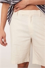 Шорты из смешанного льна с прямым кроем артикул 139561246