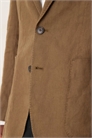 Блейзер из льна с зауженным кроем артикул 148814526
