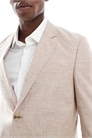 Блейзер из смешанного льна премиум-класса, приталенный крой артикул 127010014