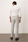 Брюки для костюма приталенного кроя из смеси льна и хлопка артикул 139586614