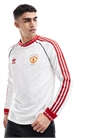 Футболка с длинным рукавом adidas Football Manchester United, юбилейная серия 91 артикул 138324692