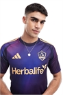 Выездная футболка Adidas Football LA Galaxy фиолетового цвета артикул 138324717