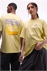 Футболка с принтом в виде масла желтого цвета артикул 151925940