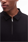 Поло премиум-класса свободного кроя с застежкой-молнией артикул 141820723