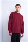 Легкая толстовка премиум-класса с увеличенным кроем, бордового цвета артикул 149141289