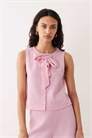 Топ без рукавов с завязкой спереди co-ord артикул 156282573