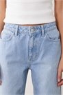 Укороченные джинсы прямого кроя артикул 156005568