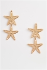 Серьги-подвески в виде морской звезды артикул 153723859