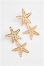 Серьги-подвески в виде морской звезды артикул 153723859