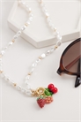 Ожерелье с подвеской в виде вишни и гроздью искусственных жемчужин артикул 153723848