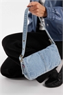 Джинсовая сумка через плечо артикул 150176372