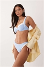 Бикини-топ с косточками и контрастными деталями co-ord артикул 155637674