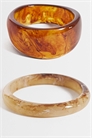 Набор из 2 браслетов из смолы артикул 154889980