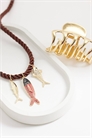 Ожерелье на шнурке с подвесками в виде рыбок артикул 154889951