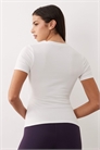 Приталенная хлопковая футболка на каждый день с технологией быстрого высыхания артикул 153529338