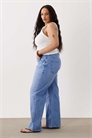 ASOS DESIGN — джинсы «dad jeans» с широкими брючинами для полных артикул 153838895