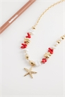 Ожерелье с подвеской в виде морской звезды из бисера артикул 155002029