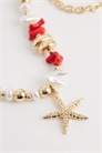 Ожерелье с подвеской в виде морской звезды из бисера артикул 155002029