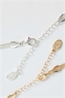 Набор из 2 ожерелий с змеиной цепочкой из смешанных металлов артикул 154316210