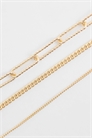 Нежное колье с T-образной застежкой из 3 рядов артикул 154316202