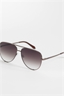 Солнцезащитные очки Quay в стиле «авиатор» с металлической оправой и светлым тонированием артикул 152560759