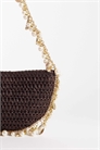Сумка через плечо, украшенная ракушками и бусинами артикул 152383658