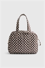 Сумка-тоут с стеганым узором в горошек артикул 156335399