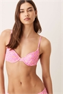 Бикини-топ с косточками Gelato bloom розового цвета артикул 154709663