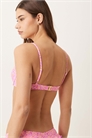 Бикини-топ с косточками Gelato bloom розового цвета артикул 154709663