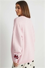 Лондонский вязаный свитер Miffy с розовыми цветами артикул 152206831