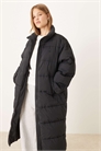 Длинное пуховое пальто Adicolor черного цвета артикул 149638376