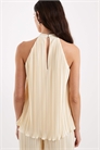 Топ без рукавов с плиссированным вырезом за шеей co-ord артикул 154137605