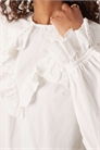 Блузка с оборками артикул 150776292
