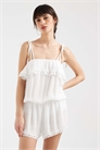 Комбинезон с кружевной отделкой Melosa артикул 155926352
