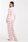 Пижамный комплект с пуговицами из сверхмягкой ткани с принтом в виде клубники артикул 148819034