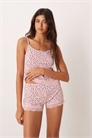 Комбинируемые шорты-пижама с кружевной отделкой артикул 150036877