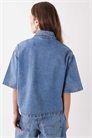 Рубашка из денима артикул 151637809