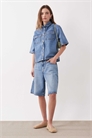Рубашка из денима артикул 151637809